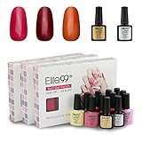 Elite99 Nail Gel Polish Soak Off Varnish UV LED Nail Art Kit of 5 C061