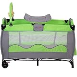 Infantastic Kinderreisebett Babyreisebett mit Babyeinlage, inkl. Matratze + Zubehör - 4