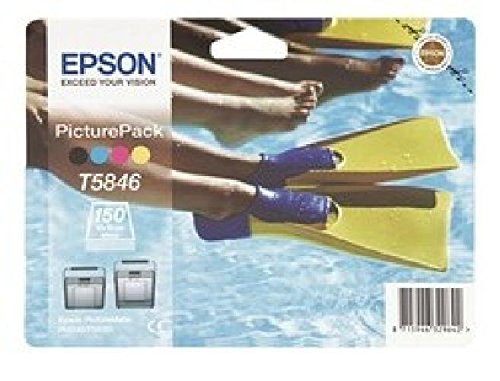 Preisvergleich Produktbild C13T58464010 EPS PICTURE PACK 4col Ink+150sh 10x15 Photo Pap
