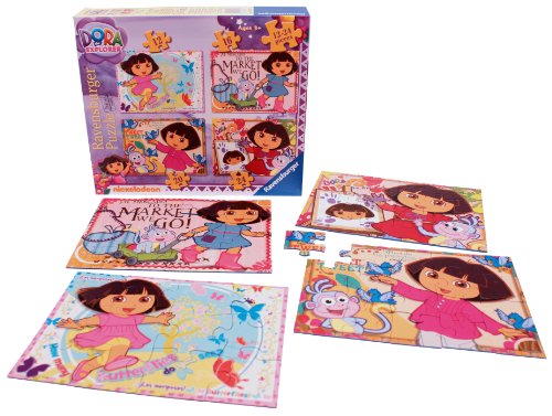 Ravensburger Dora The Explorer 4 In A Box Jigsaw Puzzles