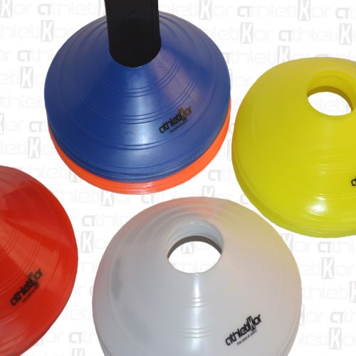 Markierungshütchen 50’er SET, gelb, weiß, blau, rot, orange von athletikor - 3