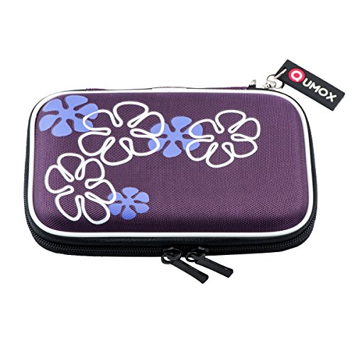QUMOX 2,5″ extern HDD Gehäuse / Tasche für tragbare Festplatte Violett - 3