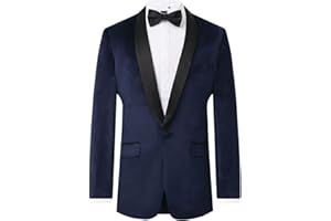 Dobell Mens Navy Blue Tuxedo Dinner Jacket Slim Fit Velvet Contrast Shawl Lapel