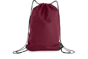 adam & eesa® Unisex Drawstring Gym Bags - Personalised Waterproof Sack with Carry Handles for Mens & Womens - Kids PE Swimming School Bag - Ideal for Beach, Holidays, Shopping, Yoga (7.5L Capacity)