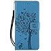 Produktbild Bobury Für Huawei Honor 10 Kratzbaum Embossing Magnetic Schlag-Abdeckung Standplatz-Karten-Slot-Mappen-Kasten mit Handschlaufe