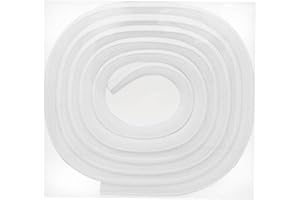 YIXISI 3m Guaina Cavi, Guaina per Cavi in Ignifugo, Raccogli Cavi, Guaina per Cavi Flessibile, Gestione del Cavo, per TV/Computer/Audio Manicotti Protezione (Bianco)