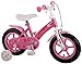 Produktbild Kinderfahrrad Yipeeh Flowerie 12 Zoll pink mit Rücktrittbremse und Stützrädern