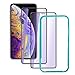 Produktbild aceyoon XS Max Panzerglas 6.5 Zoll 2 Stück Anti-Blaues Licht 3D Schutzfolie Vollständige Abdeckung 9H Härte Tempered Glass HD Displayschutzfolie Kompatible für Phone XS Plus MEHRWEG
