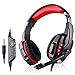 Produktbild Hot Wired Headphones Adjustable Gaming Earphones Noise Cancelling Headset With Stereo Sound LED Light Microphone For PC Gamer