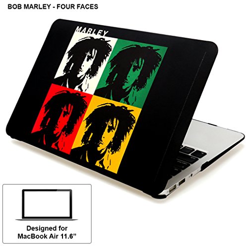 Rubberized Hard Case/ Hard Shell Cover for 11.6"Apple MacBook Air -11 (Models: A1370 and A1465), Skin4Gadgets: Officially Licensed Universal Music Merchandise - Satin Feel, Color: BLACK, BOB MARLEY; 4 FACES RS.350 (61.00% Off) - Amazon