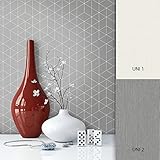 ÜBERALL einsetzbar: Das Design fügt sich in jeden Raum problemlos ein. Das Muster wirkt aus der Nähe und aus der Entfernung unterschiedlich interessant.