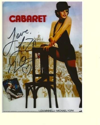 LIZA MINELLI CABARET SIGNED AUTOGRAPH PHOTO PRINT IN MOUNT