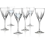 RCR 25552020106 6-Piece Fusion Wine Glasses Set, 250 ml, Finest Luxion Crystal, Dishwasher Safe, Ideal for Special Occasions 