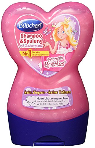 Bübchen Kids Prinzessin Rosalea Shampoo und Spülung, 4er Pack (4 x 230 ml)