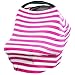 Produktbild Gaddrt Baby Auto Sitzbezug Baldachin Pflege Stillen Abdeckung Schal Multi-Use Stretchy (Heiß Rosa)