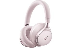 soundcore by Anker, Space One, Active Noise Cancelling Headphones, 2X Stronger Voice Reduction, 40H ANC Playtime, App Control, LDAC Hi-Res Wireless Audio, Comfortable Fit, Clear Calls, Bluetooth 5.3