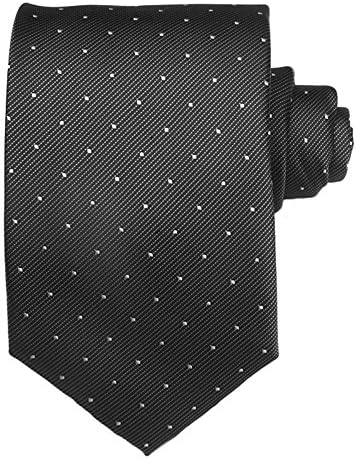 TNS White Bullet Dots Striped Skinny Ties