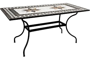 ATMOSPHERA CREATEUR D'INTERIEUR Mesa de Comedor Rectangular 'kipos' de Mosaico