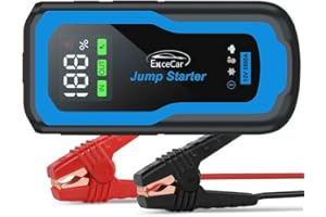 lifBetter 3500A Portable Jump Starter Power Pack, 12V Car Battery Booster Jump Starter Power Pack(Up to 10.0L Petrol and 6.5L Diesel Engines) with LCD Screen, 3 modes LED Flashlight (3500A)