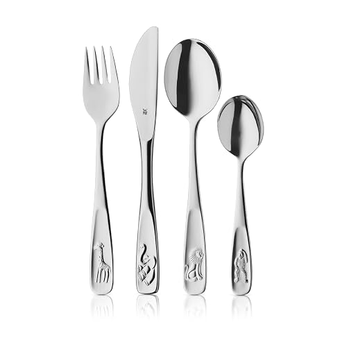 WMF Tiere Kinderbesteck Set, 4-teilig