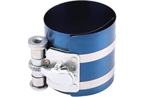 GUGXIOM Strumento per Fasce Elastiche, Compressore per Fasce Elastiche, Attrezzo del Motore per l'Installazione del Compressore delle Fasce Elastiche del Pistone del Motore dell'Auto (3 Pollici)