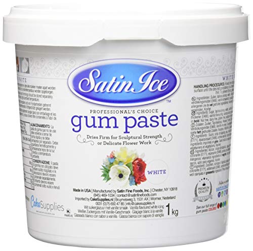 Satin Ice Pasta di Gomma Bianca - 1000 gr