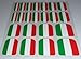Chix Nails Nail Wraps Italian Flag Italy Green White Red Tricolore Fingers Toes Vinyl Foils Minx Trendy Style