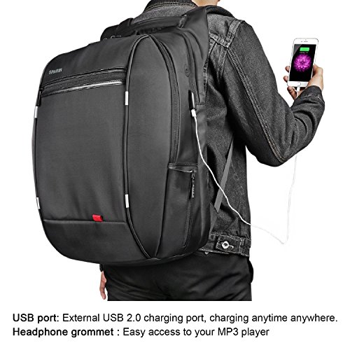 Barato SPARIN Mochila Hombre para Portátil, Backpack para Laptop 17.3
Pulgadas con [Puerto USB], Mochila Negocio [Anti-Robo] [IPX-4
Resistente al Agua] [Multifuncional] [Alta capacidad] Negra para Hombre
Descuento