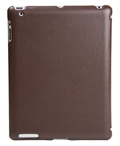 Invision® iPad 2 iPad 3 und iPad 4 Intelligente Hülle – Tolles Design – Magnetische Aufweck/Schlaf-Funktion – Hochwertiges PU-Leder (iPad 2 3 4 / Braun) - 4
