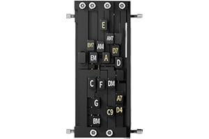 TOCAFEANK Guitar Chord Presser | Guitar Aid Chord Trainer | Akustische Gitarren Akkordwechsler Trainer Lerntools | Onee Key Akkordtrainer Übungswerkzeuge Zubehör Für Gitarrenliebhaber Anfänger