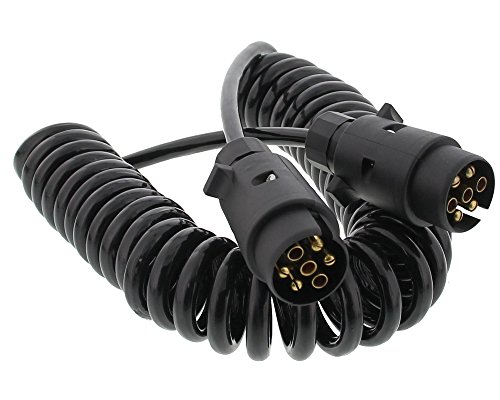 Preisvergleich Produktbild Spiral-Verlängerungskabel 5m 7-polig