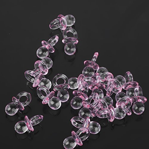 50 Stk. Mini Schnuller Baby Dusche Bevorzugungs Partei Dekorationen Taufe - 4