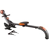 Body Sculpture BR3010 Rower and Gym | Adjustable Resistance | Built-in-Gym | Folds | Free DVD | Track Your Progress | More
