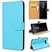Produktbild SMART LEGEND Lederhülle für Samsung Galaxy Note 8 Ledertasche Hülle Blau Premium Schutzhülle Handyhülle PU Leder mit Kartenfach Flip Case Protective Cover Innere Weiche Silikon Bookcase Handy Tasche Schale mit Kartenfächer Magnetverschluß Standfunktion Etui