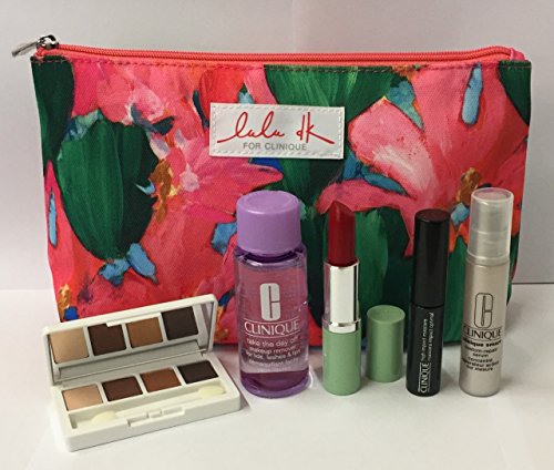 Clinique 6 Piece Christmas Gift Set - Smart serum mascara eyeshadow Lipstick Take The Day Off make up remover - SAME DAY SHIPPING - 1st Class Royal Mail