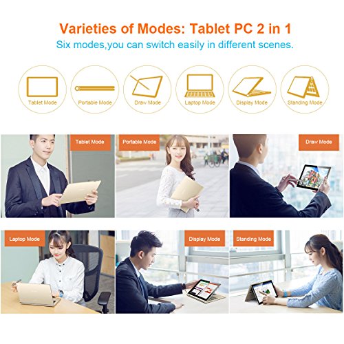 Teclast TL-T10S – Tastatur für Tbook 10S (Magnet Docking Design, für Email, Chat, Spiele) Gold - 7