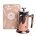 Produktbild Groenenberg French-Press aus Kupfer & Glas 0,35 Liter Kaffee-Bereiter | Kaffee-Presse inkl. Ersatzfiltern