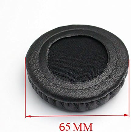 WARRAH Muti-Model Elastic Headphone Foam Sponge and Pu Leather Cover,New Replacement Ear Pads Cushions Headset Repair Kit Parts for Universal Diameter 65MM (JZF-21)