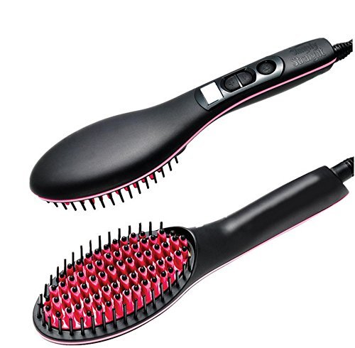 Preisvergleich Produktbild TopDiscover Haarglätter Automatische Glätteisen mit LCD-Display Comb