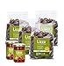 Produktbild Lizza Low Carb Pasta aus Leinsamen. Bio. Glutenfrei. Vegan. Superfood (4 x 250g Pasta und 2 x 200ml Tomatensauce)