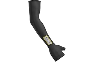 SkyPAD Black Sora Battle Gaming Arm Sleeve with Hand Support | Gaming Setup Protective Sleeve | Compression Gamer Sleeve to Cover Arm | Polyester Elastane Pro Gaming Armsleeve for Men | Large - Xlarge