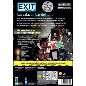Devir- Exit Las catacumbas del Terror, Scape Room, Juego con Amigos, Juego de Misterio (BGEXIT9)