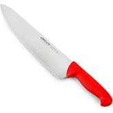 Arcos 2900 Chef Knife Wide Nitrum Red 300 mm | Nitrum steel wide blade. Polypropylene injected handle, precise cut and durabl