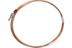 AERZETIX: Tubo per freno in rame Ø4.76mm con raccordi M12x1/M10x1 (150cm)