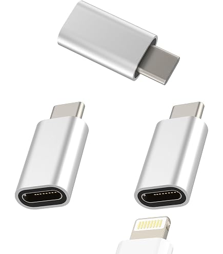 Goodaux Adattatore Lightning to USB C, 27W PD Adattatore connettore iOS USB tipo C maschio per iPhone Compatibile con Lightning Supporta la ricarica rapida e la sincronizzazione dei dati, Gray Goodaux Adattatore Lightning to USB C, 27W PD Adattatore connettore iOS USB tipo C maschio per iPhone Compatibile con Lightning Supporta la ricarica rapida e la sincronizzazione dei dati, Gray