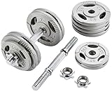 💪 EINSATZ / TRAINING - für ein umfangreiches Oberkörpertraining im Studio oder Zuhause - Bank- Schrägbankdrücken, Rudern, Schulterdrücken, Nackenheben, Bizeps-Trizeps - geeignet für Anfänger Fortgeschrittene und Bodybuilder, sowie Männer und Frauen