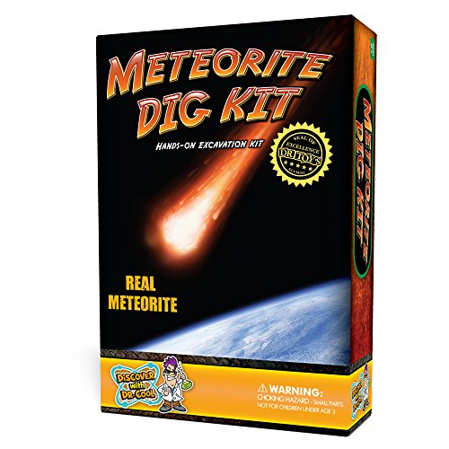 Discover with Dr. Cool Cráter de meteorito Espacio Ciencia Kit Dig un meteorito Real y Tektite