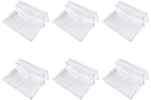 POPETPOP 6 Pièces Aquarium Acrylique Accessoires D'aquarium Clips Acryliques Pour Aquarium Clips D'aquarium Pince à Verre Pour Aquarium Célibataire Couvercle En Verre