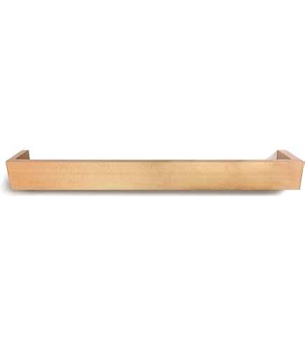 ACAZA Porte-manteaux avec 5 crochets et tige, 75 x 28 x 25 cm, bois de