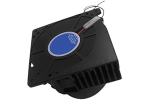 Zilimontt Leistungsstarkes 1,5 A Ersatz-Luftgebläse für Halloween, Weihnachten, aufblasbare Gegenstände, leiser Gleichstrom, bürstenloser Motor, Outdoor-Dekorationen, 12 V, 18 W, 3600 U/min,